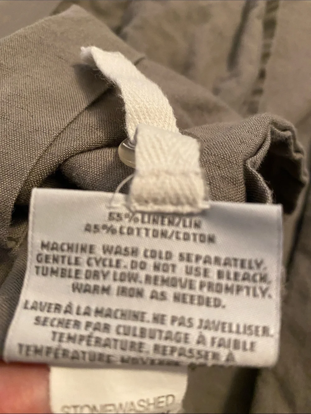Restoration Hardware Stonewashed Duvet Cover